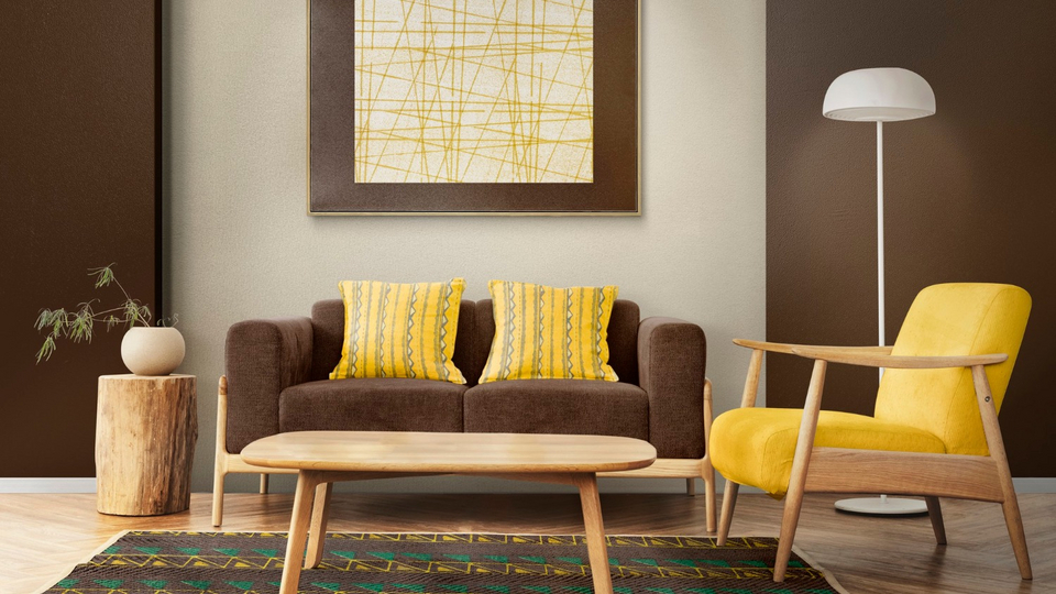 Желтая гостиная: дизайн интерьера гостиной в желтых тонах, 30+ фото