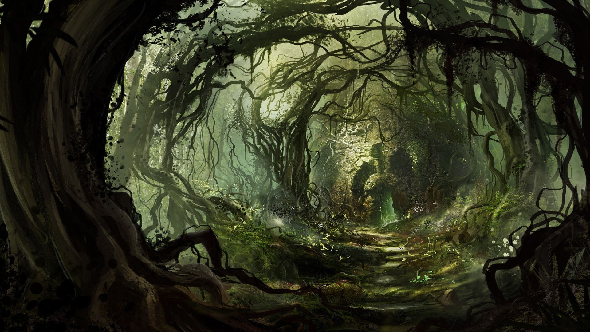 Ведьмин лес арт