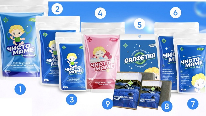 Эко отбеливатель Чисто Маме