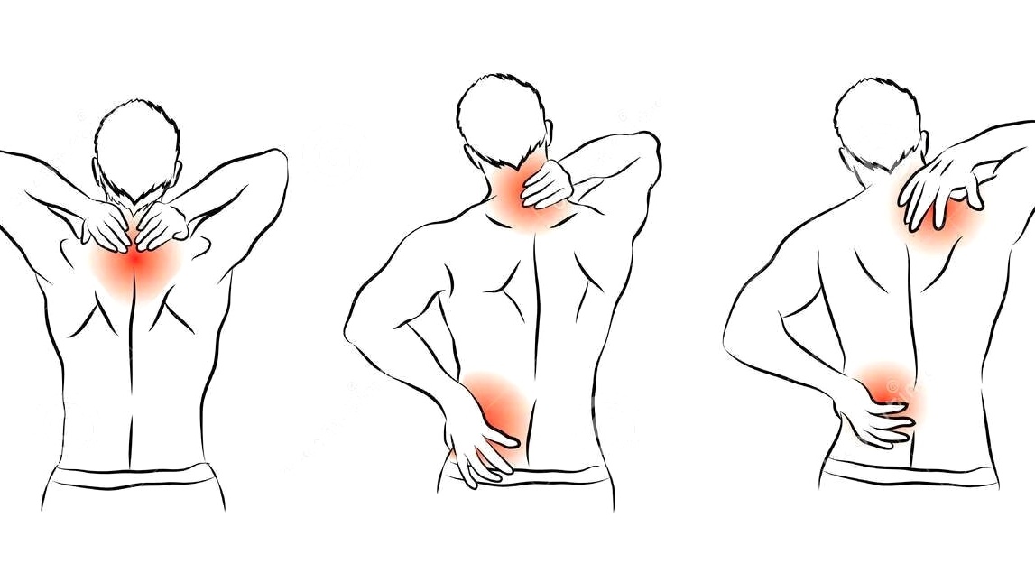 Болят лопатки и верх спины