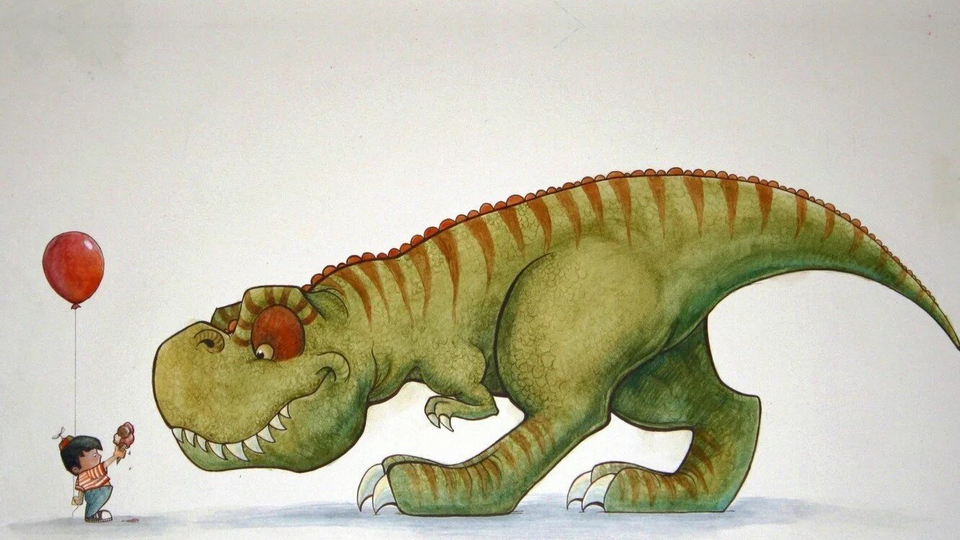 Раскраска А5 «Динозавры» 34326 (эконом, альб.)