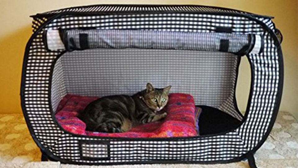 Клетка-вольер для кошек с сеткой с четырех сторон, с чехлом КВС1 - Характеристики