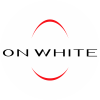 ON WHITE