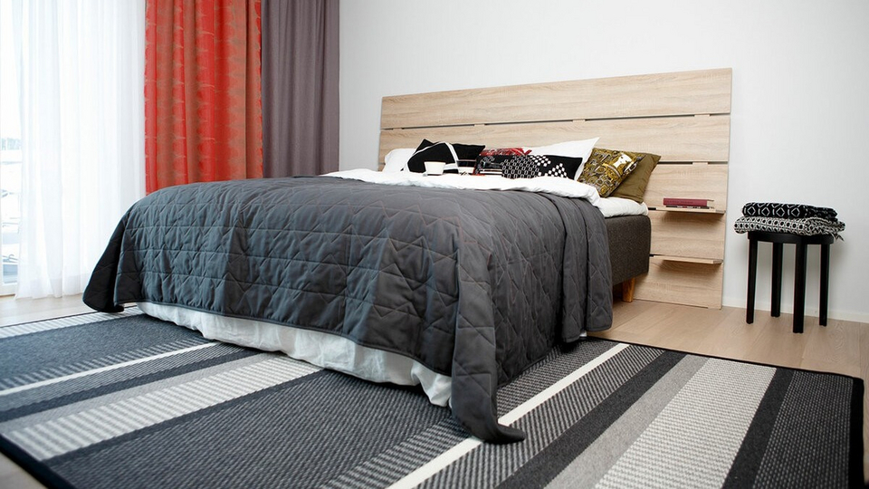 фото ковров в интерьере спальни